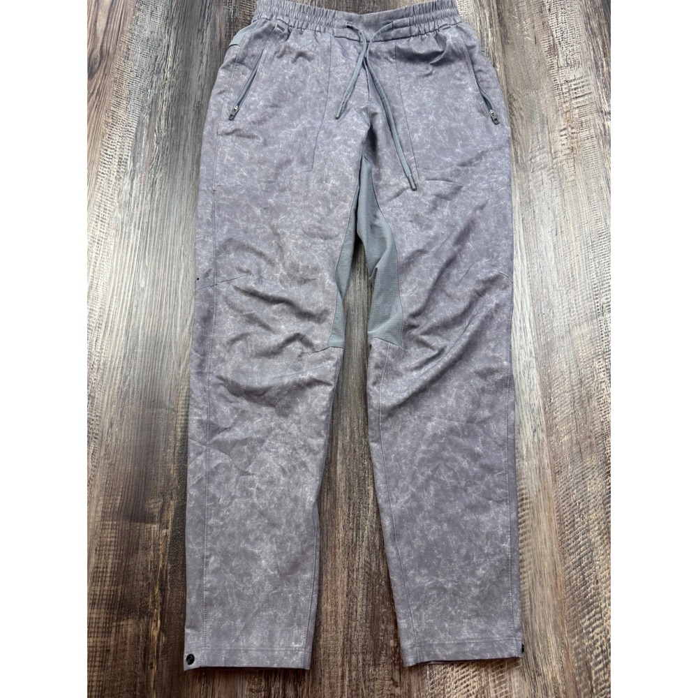 Lululemon License to Train Pant Grey Acid Wash Marble Joggers Mens Small